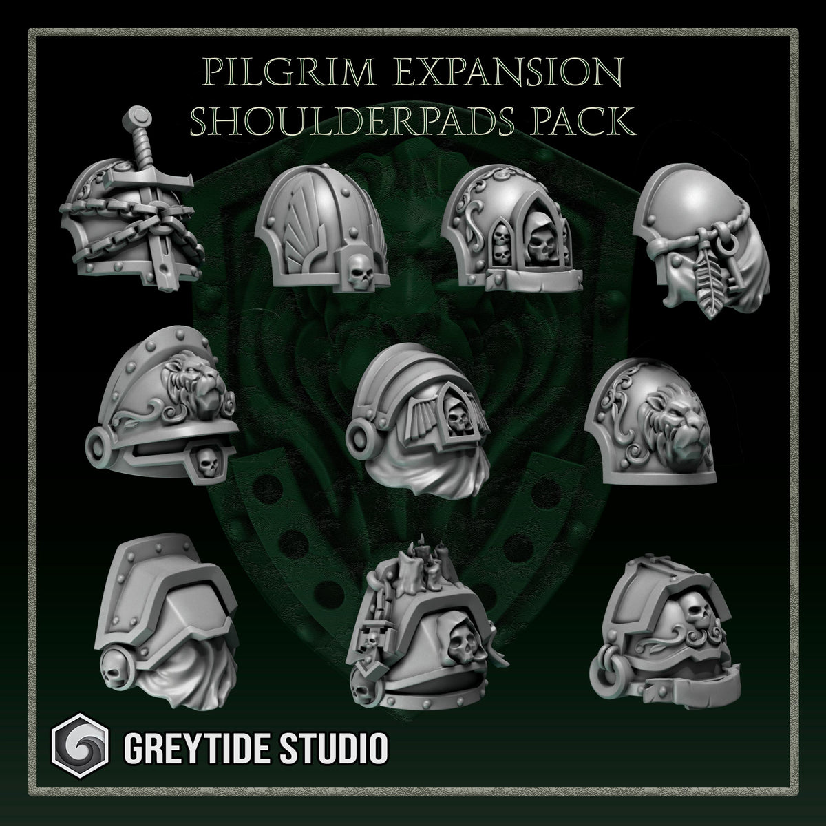Pilgrims Expansion Set for Wargames & Skirmish Tabletop 3d Printed Bits