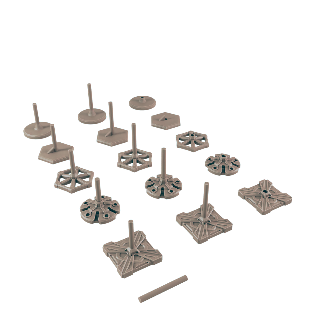 The Astra Nebula Civilian Fleet 2 - Starship Resin Miniatures - Sci-Fi Space