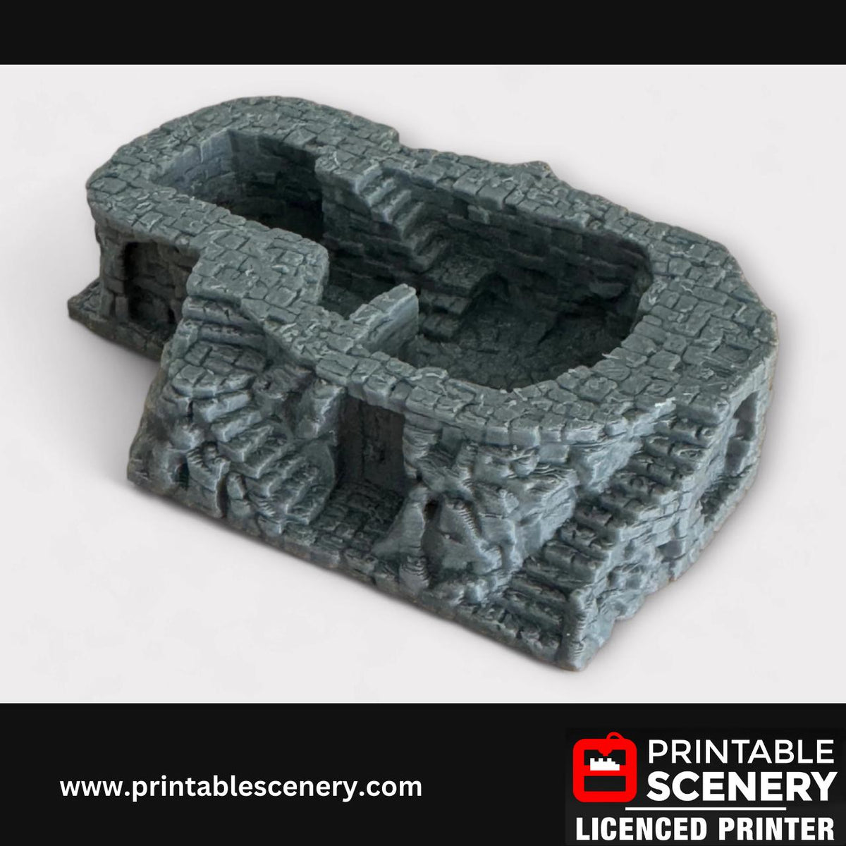 Medieval Fantasy Scatter Terrain - Hagglethorn Longhouse for DND Adventures, 32mm & 28mm Scale Tabletop, 3D Printed
