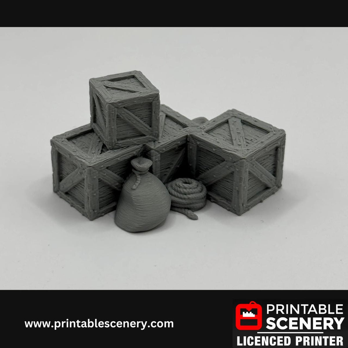 Cargo Piles DnD Miniature Terrain, Dungeons, Dragons, 405, Wargaming, Pathfinder, Scatter, Wargaming, Tabletop, Legion, 28mm, 32mm
