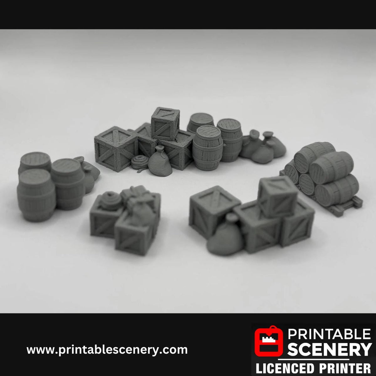 Cargo Piles DnD Miniature Terrain, Dungeons, Dragons, 405, Wargaming, Pathfinder, Scatter, Wargaming, Tabletop, Legion, 28mm, 32mm
