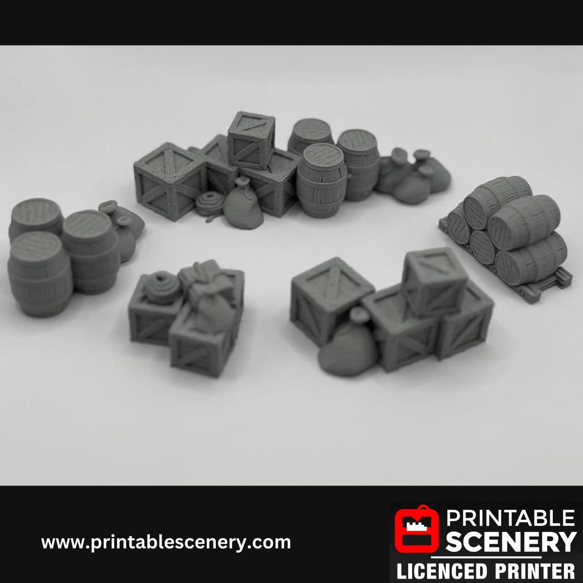 Cargo Piles DnD Miniature Terrain, Dungeons, Dragons, 405, Wargaming, Pathfinder, Scatter, Wargaming, Tabletop, Legion, 28mm, 32mm