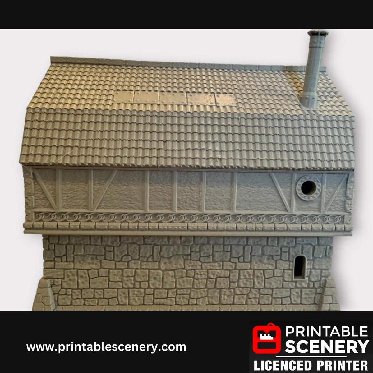 Detailed Dwarf Brewhouse Terrain Miniature, Fantasy Gaming Mini Figure, Tabletop RPG Decor, 28mm, 32mm Scale, 3d Print, Printable Scenery