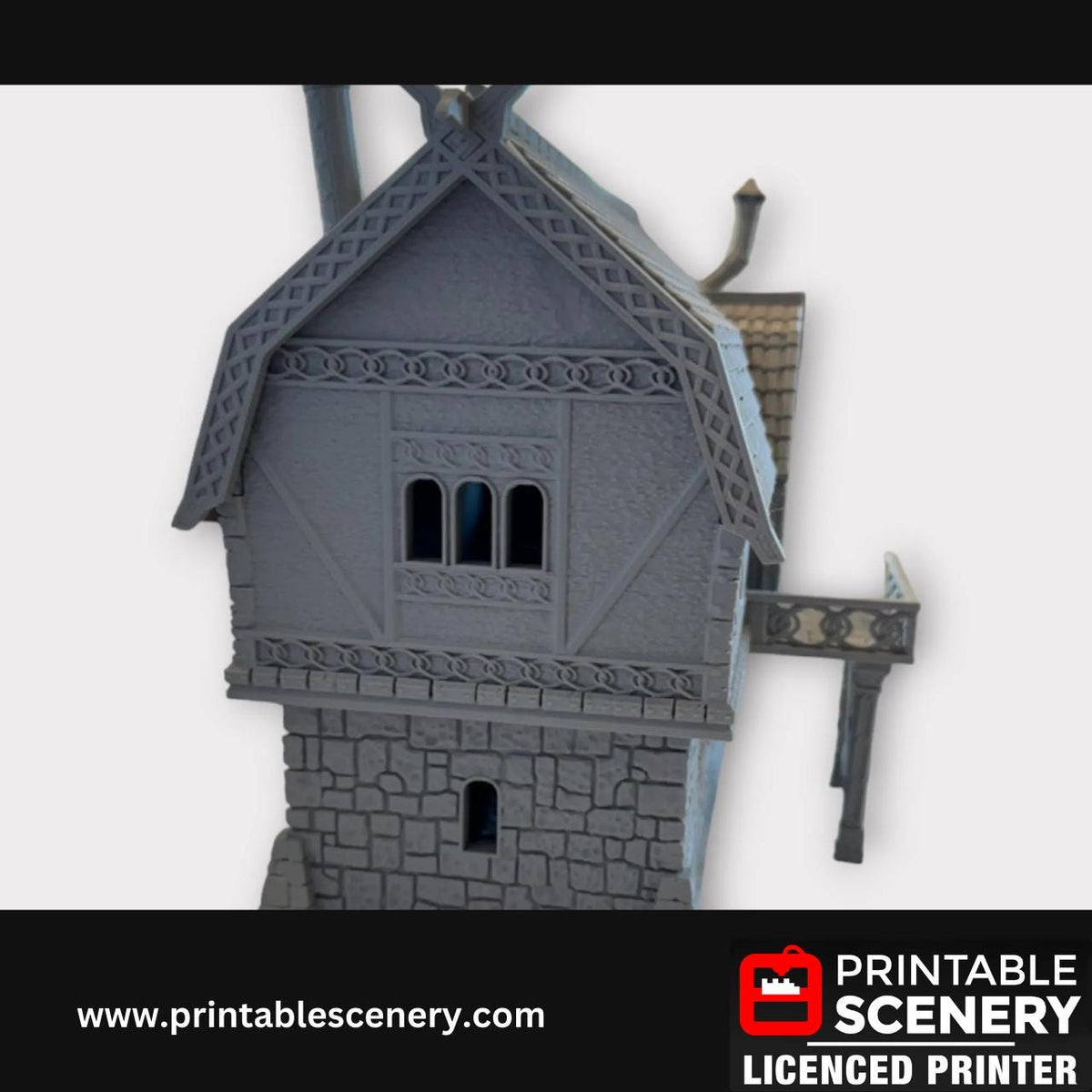 Detailed Dwarf Brewhouse Terrain Miniature, Fantasy Gaming Mini Figure, Tabletop RPG Decor, 28mm, 32mm Scale, 3d Print, Printable Scenery