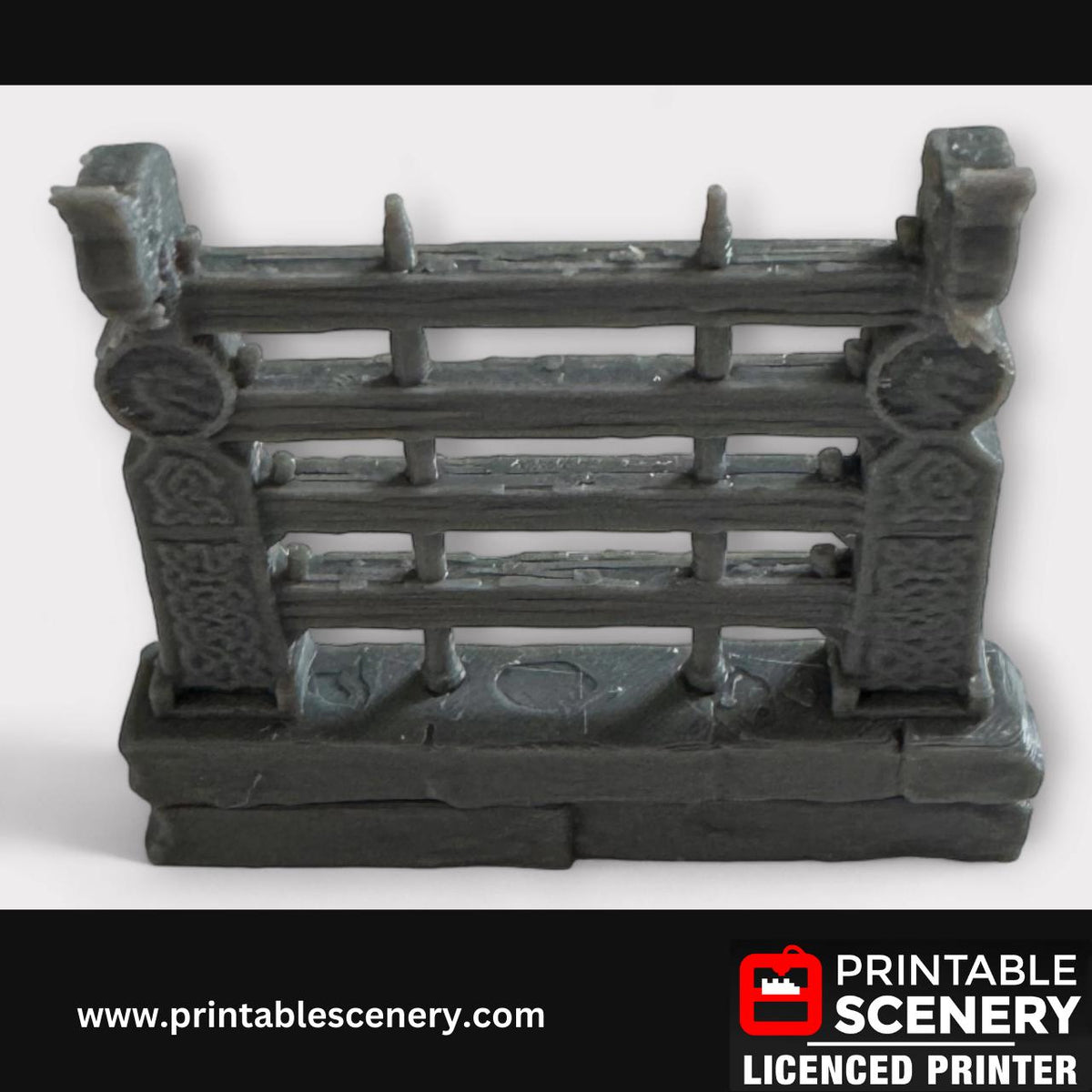 Hagglethorn Hollow Gates & Fences Terrain Set, Tabletop DND Scatter, Miniatures Landscape, Printable Scenery, TTRPG
