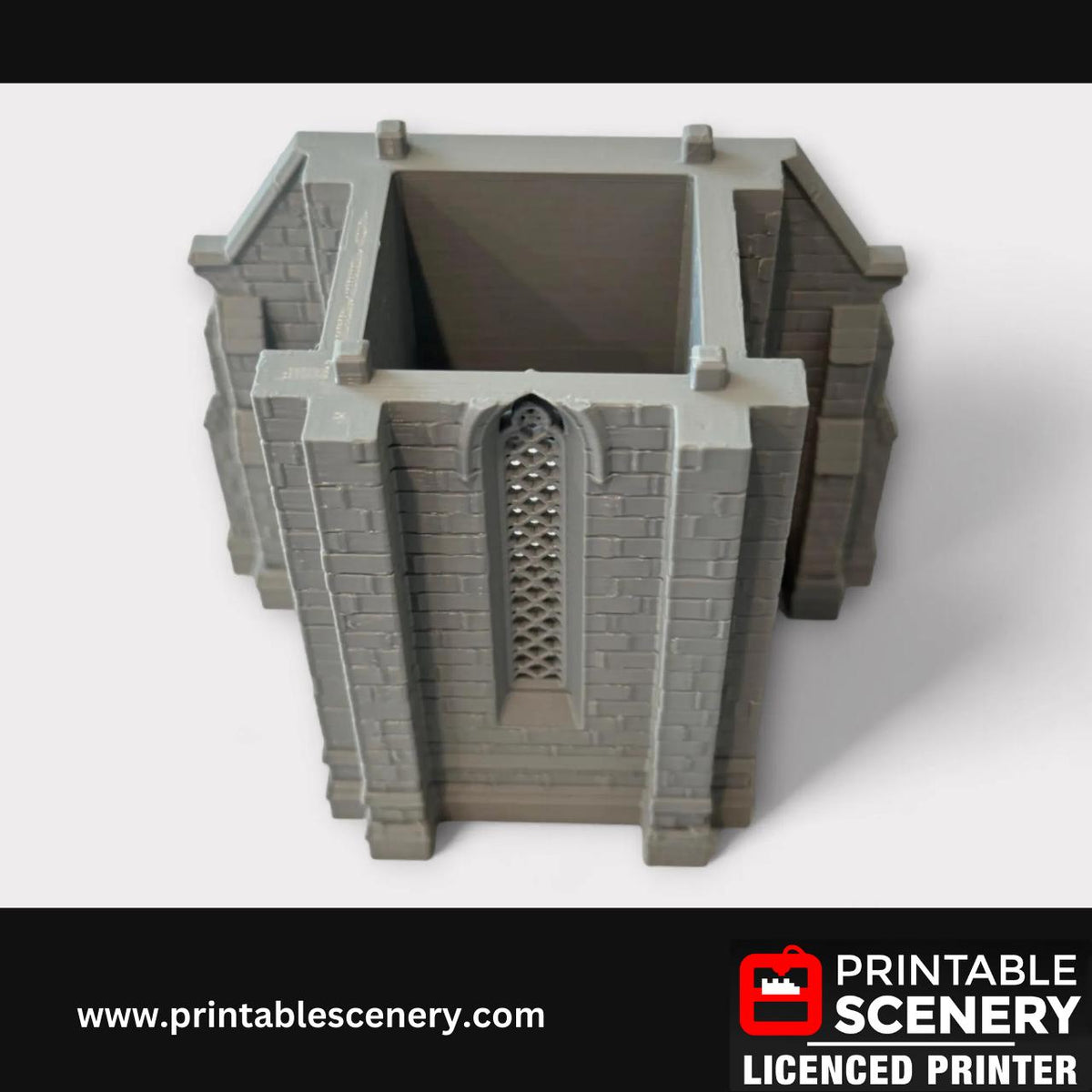 Medieval Cathedral Terrain Set, Church Tabletop Miniatures, TTRPG, Fantasy Role Playing Games, 28mm, 32mm, Printable Scenery, Mini,Unpainted