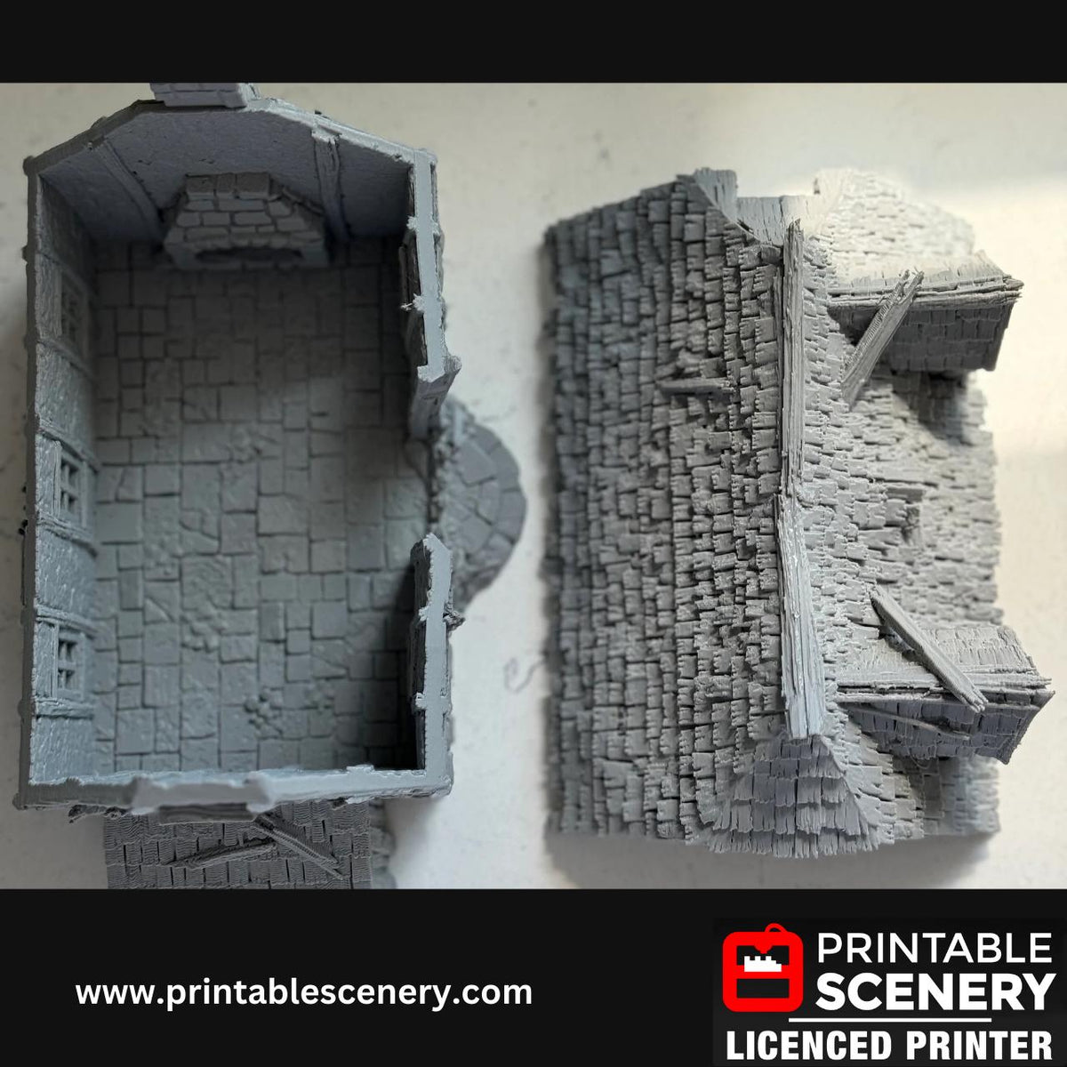 Tabletop Mimic House Terrain, DND, Fantasy TTRPG, Dungeon Master, 28mm, Shadowfey, Wargaming