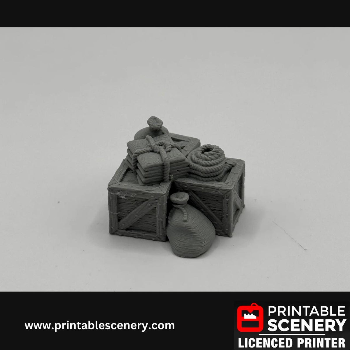 Cargo Piles DnD Miniature Terrain, Dungeons, Dragons, 405, Wargaming, Pathfinder, Scatter, Wargaming, Tabletop, Legion, 28mm, 32mm