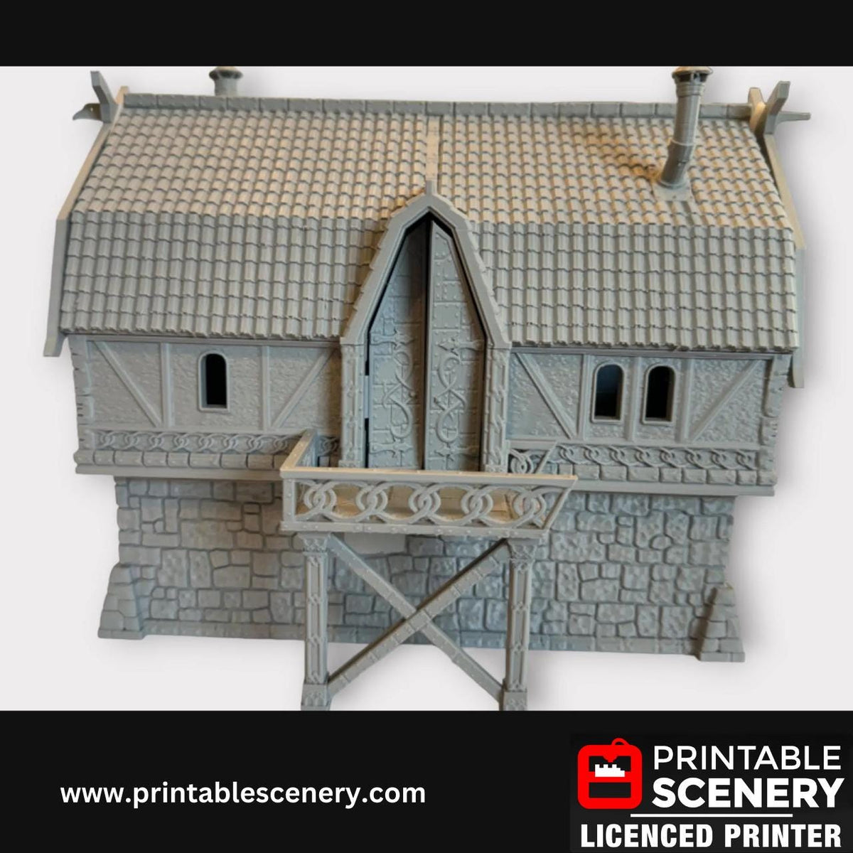 Detailed Dwarf Brewhouse Terrain Miniature, Fantasy Gaming Mini Figure, Tabletop RPG Decor, 28mm, 32mm Scale, 3d Print, Printable Scenery