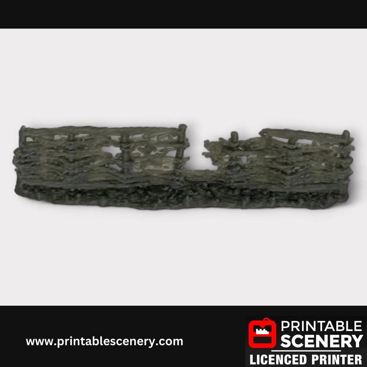 Hagglethorn Hollow Garden Fences, Tabletop DND Scatter, Miniatures Landscape, Printable Scenery, TTRPG