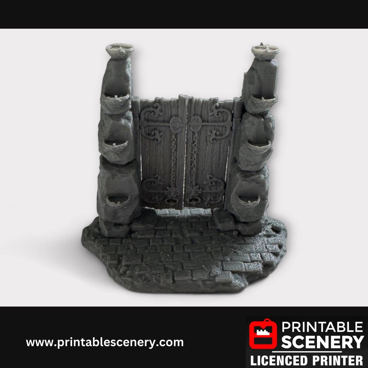 Hagglethorn Hollow Gates & Fences Terrain Set, Tabletop DND Scatter, Miniatures Landscape, Printable Scenery, TTRPG