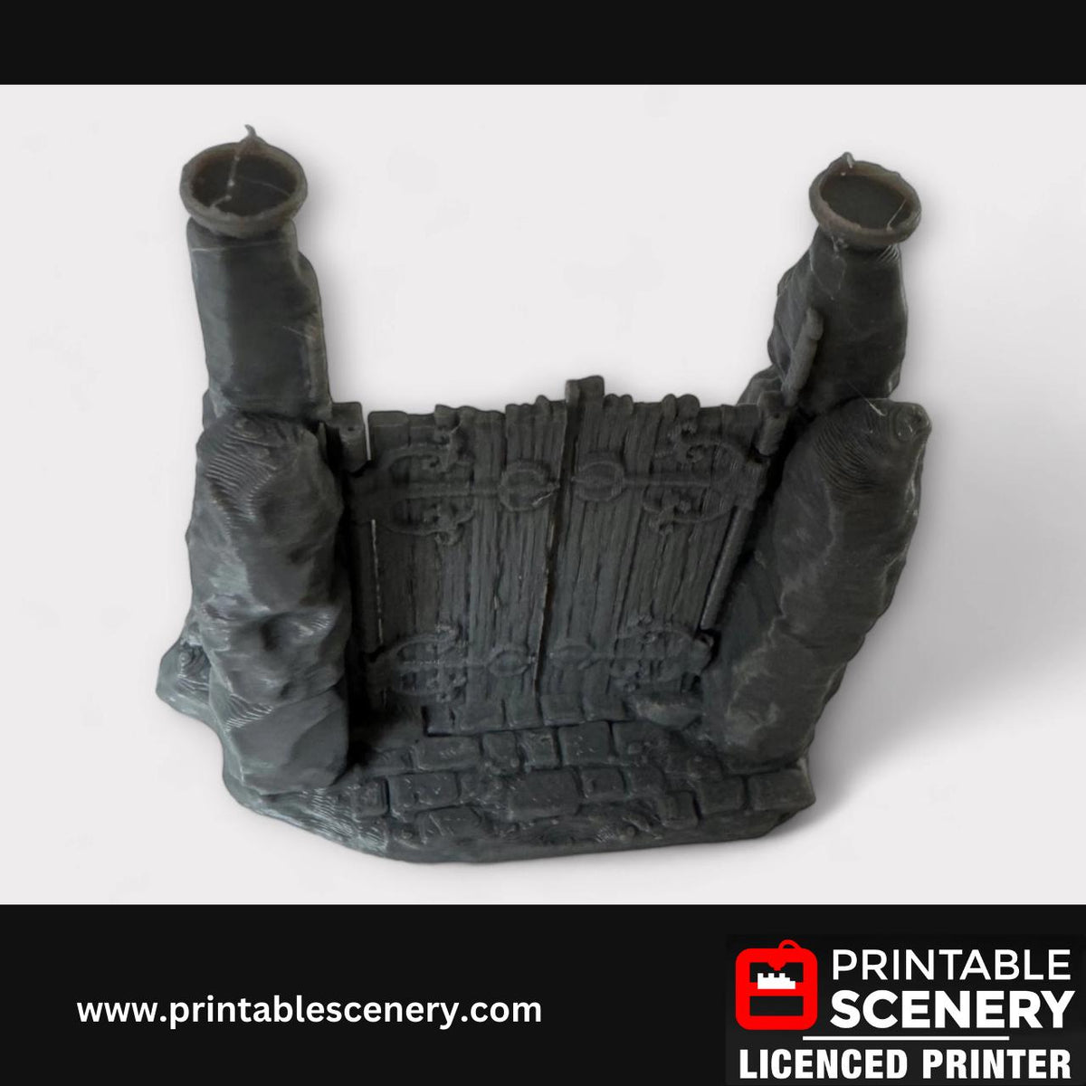 Hagglethorn Hollow Gates & Fences Terrain Set, Tabletop DND Scatter, Miniatures Landscape, Printable Scenery, TTRPG