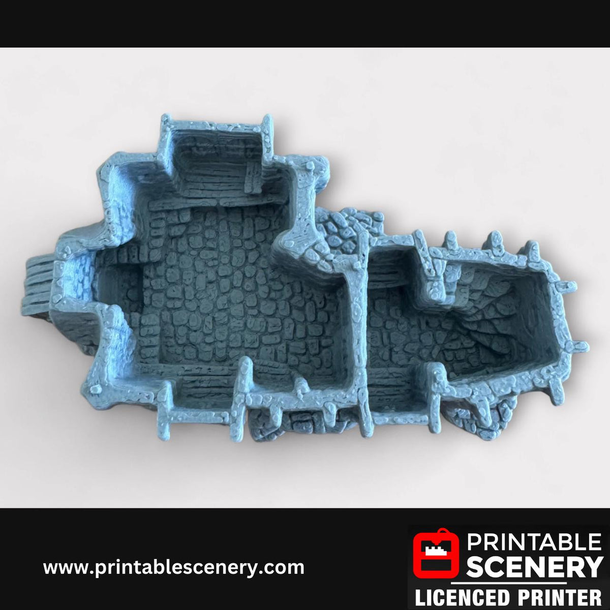 Medieval Fantasy Scatter Terrain - Hagglethorn Tavern for DND Adventures, 32mm & 28mm Scale Tabletop, 3D Printed