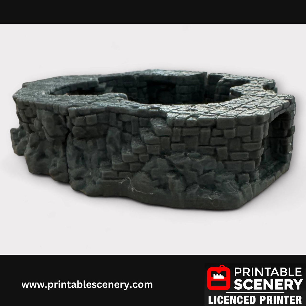 Hagglethorn Hollow - Hunter's Lodge, Fantasy Terrain, Roleplay, and Tabletop Games - Detailed Stone Structures for Immersive Adventures