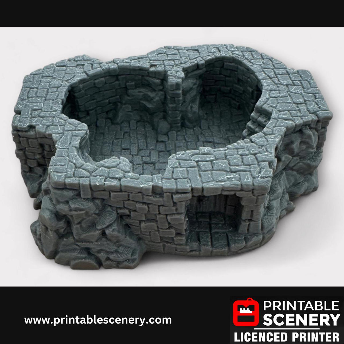 Hagglethorn Hollow - Fisherman's Hut Fantasy Terrain, Roleplay, and Tabletop Games - Detailed Stone Structures for Immersive Adventures