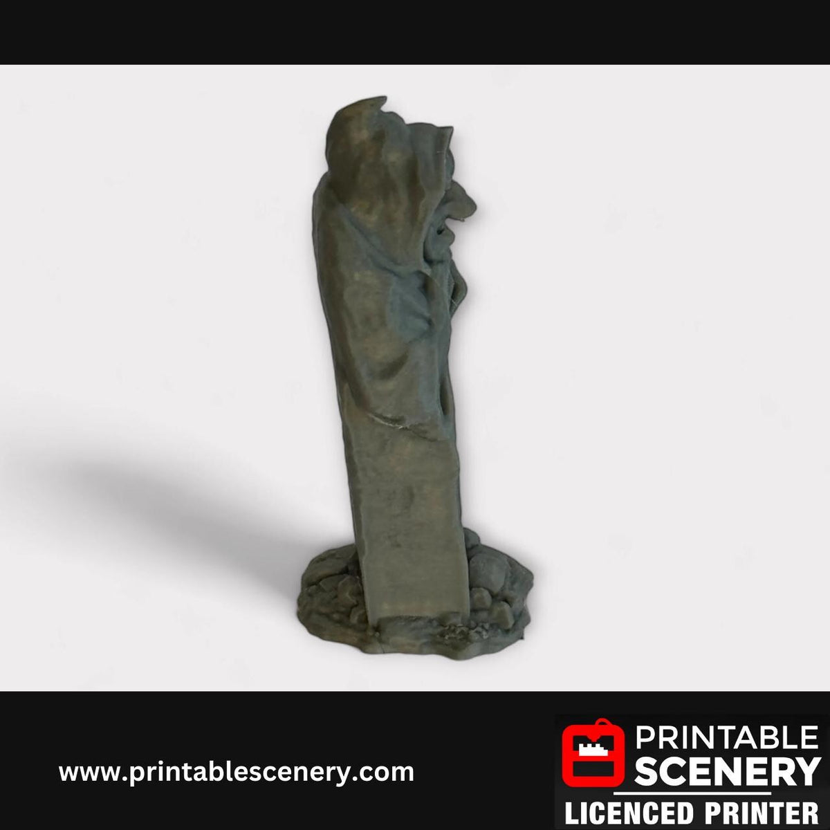 3 Piece Grave Statue Set Scatter Terrain Kit, DND Terrain Set, Farm Mini, Tabletop RPG, TTRPG, 28mm, Hagglethorn, Printable Scenery