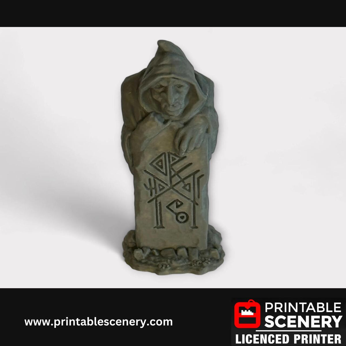 3 Piece Grave Statue Set Scatter Terrain Kit, DND Terrain Set, Farm Mini, Tabletop RPG, TTRPG, 28mm, Hagglethorn, Printable Scenery