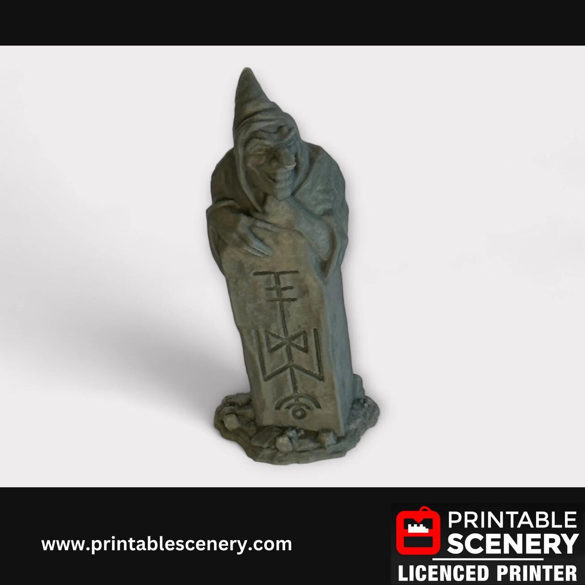 3 Piece Grave Statue Set Scatter Terrain Kit, DND Terrain Set, Farm Mini, Tabletop RPG, TTRPG, 28mm, Hagglethorn, Printable Scenery