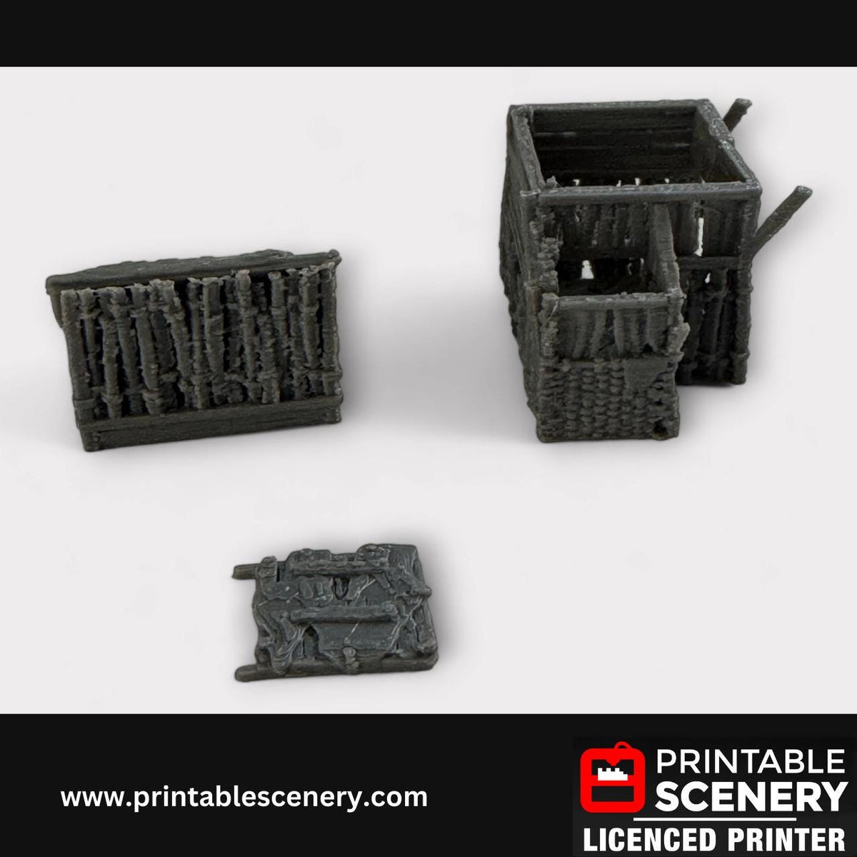 Medieval Shanty (Medium) - Terrain for DND and Tabletop Games, TTRPG, 28mm, 32mm, Country and King, Historical
