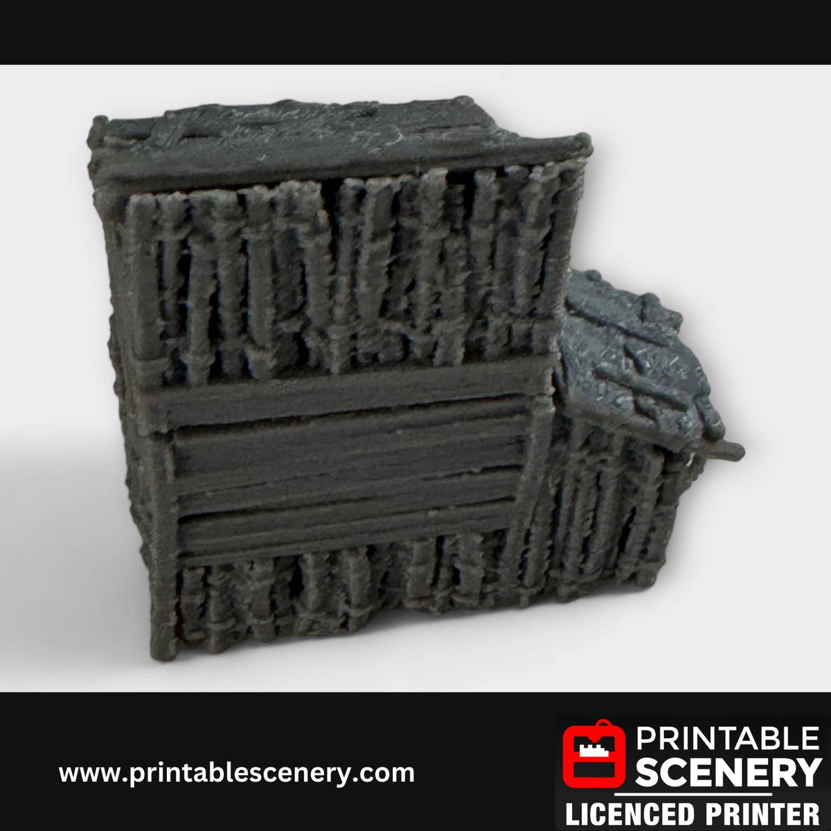 Medieval Shanty (Medium) - Terrain for DND and Tabletop Games, TTRPG, 28mm, 32mm, Country and King, Historical