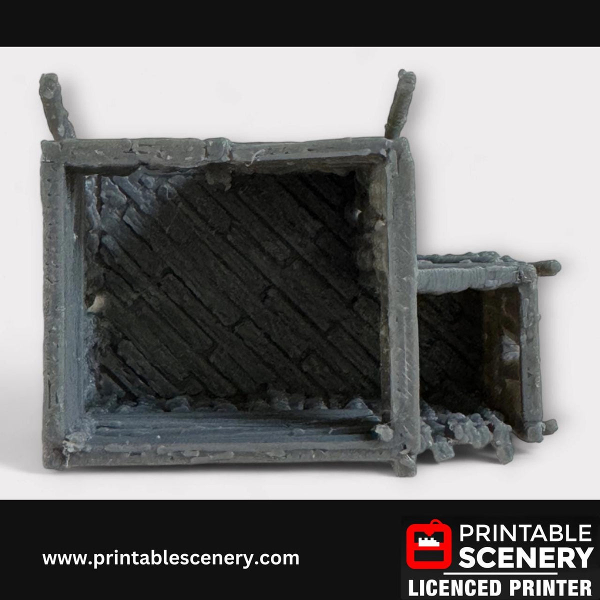 Medieval Shanty (Medium) - Terrain for DND and Tabletop Games, TTRPG, 28mm, 32mm, Country and King, Historical