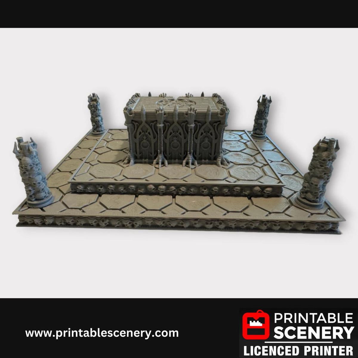 Sacrificial Altar, Scatter Terrain, DND Tabletop Decor, Handcrafted RPG Miniatures, 28mm, Minis, Printable Scenery, Fantasy