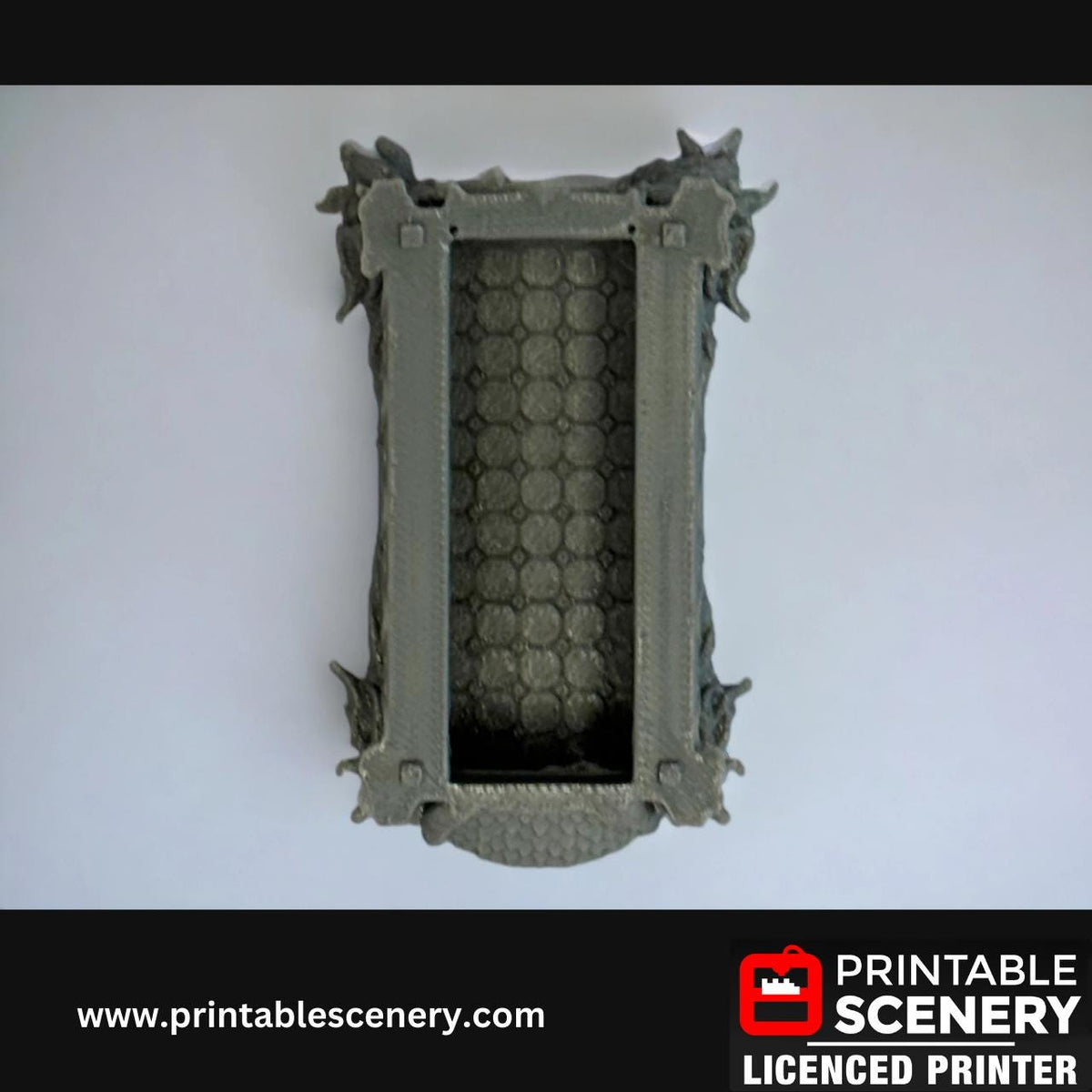 Swamp Terrain - The Living Hall, DND Miniature Terrain, TTRPG, 28mm, Elven Terrain, Printable Scenery