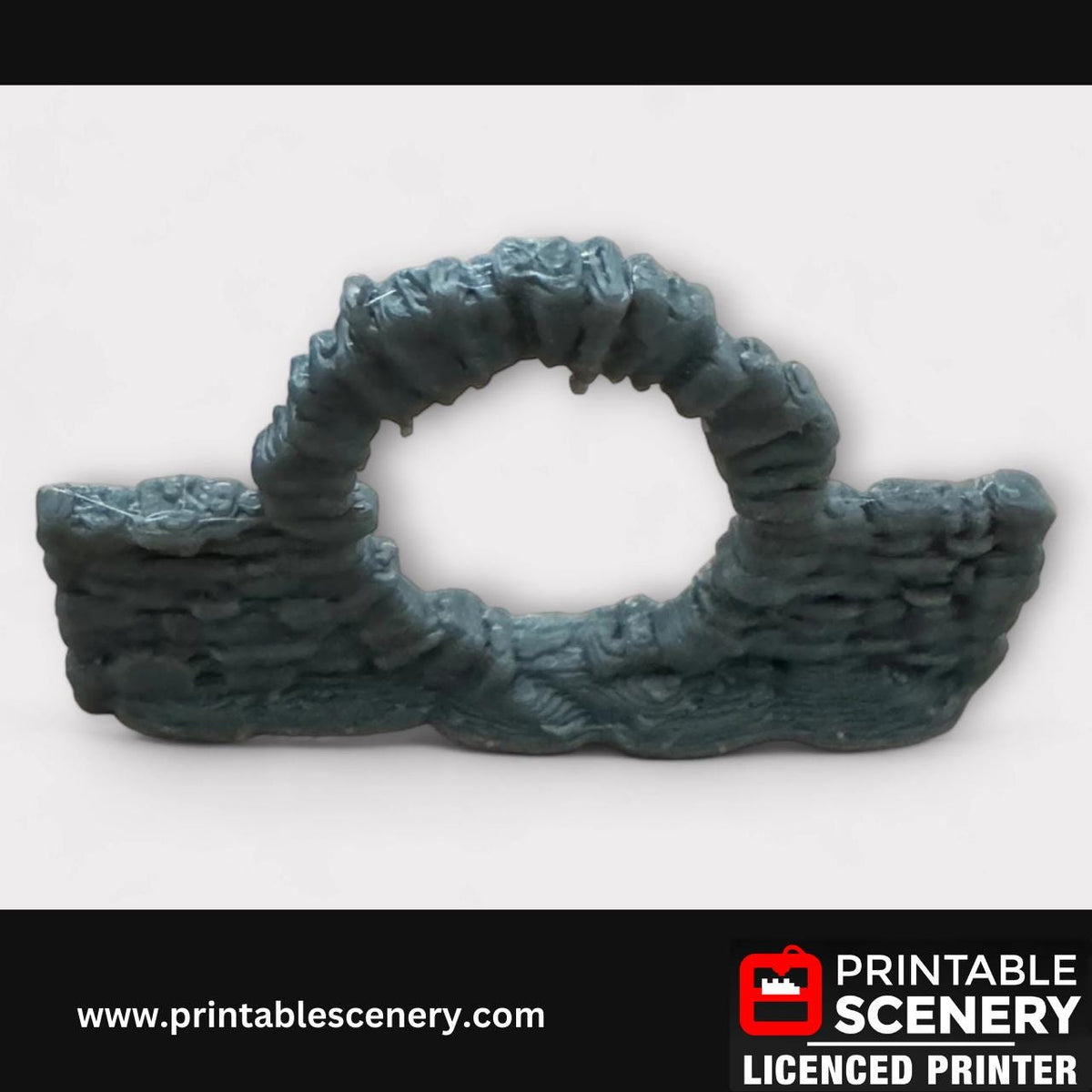 12 Piece Stone Wall Scatter Terrain Kit, DND Terrain Set, Miniature, Tabletop RPG Accessories, TTRPG, 28mm, Hagglethorn, Printable Scenery