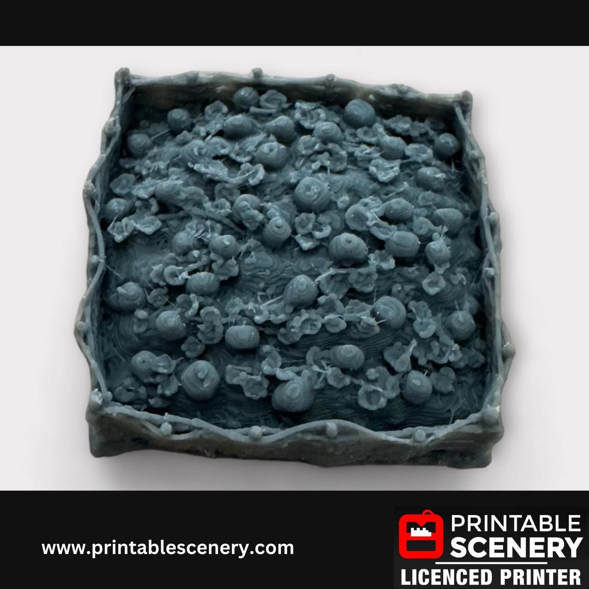 9 Piece Common Garden Scatter Terrain Kit, DND Terrain Set, Miniature, Tabletop RPG Accessory, TTRPG, 28mm, Hagglethorn, Printable Scenery