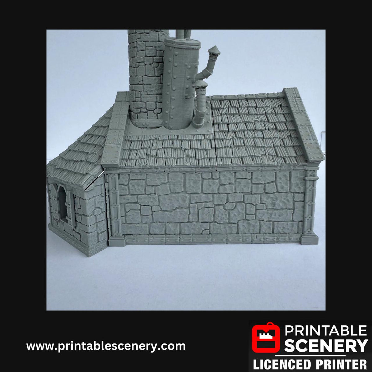 Dwarven Forge Scatter Terrain, DND Tabletop Blacksmith, Handcrafted RPG Miniatures, 28mm, Minis, Printable Scenery, Fantasy, Cave, 40k