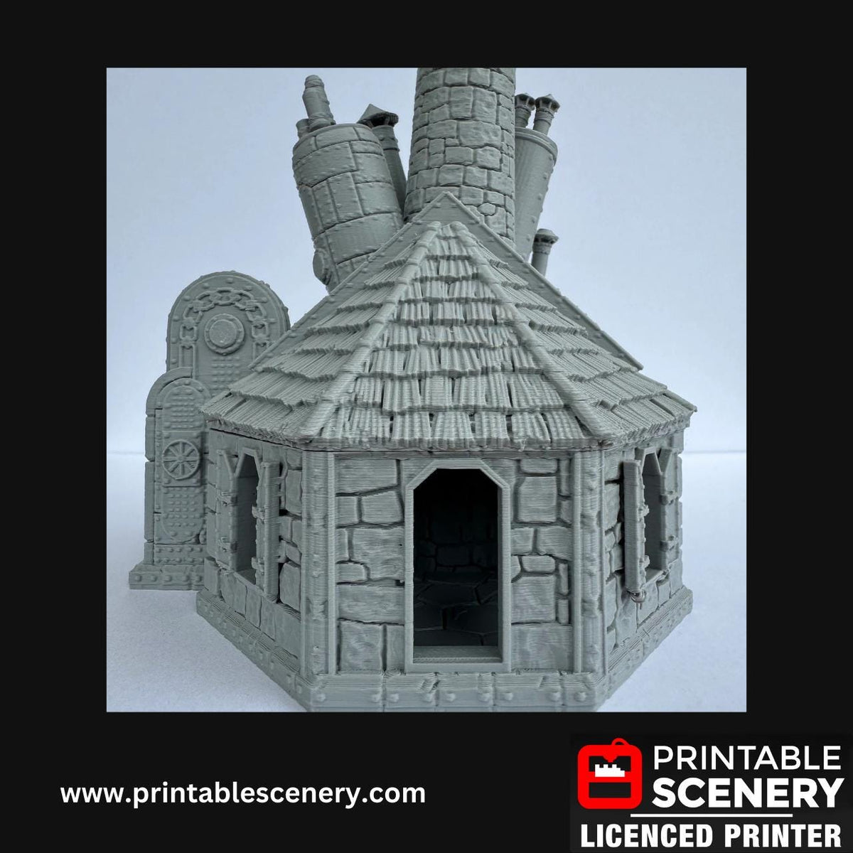 Dwarven Forge Scatter Terrain, DND Tabletop Blacksmith, Handcrafted RPG Miniatures, 28mm, Minis, Printable Scenery, Fantasy, Cave, 40k