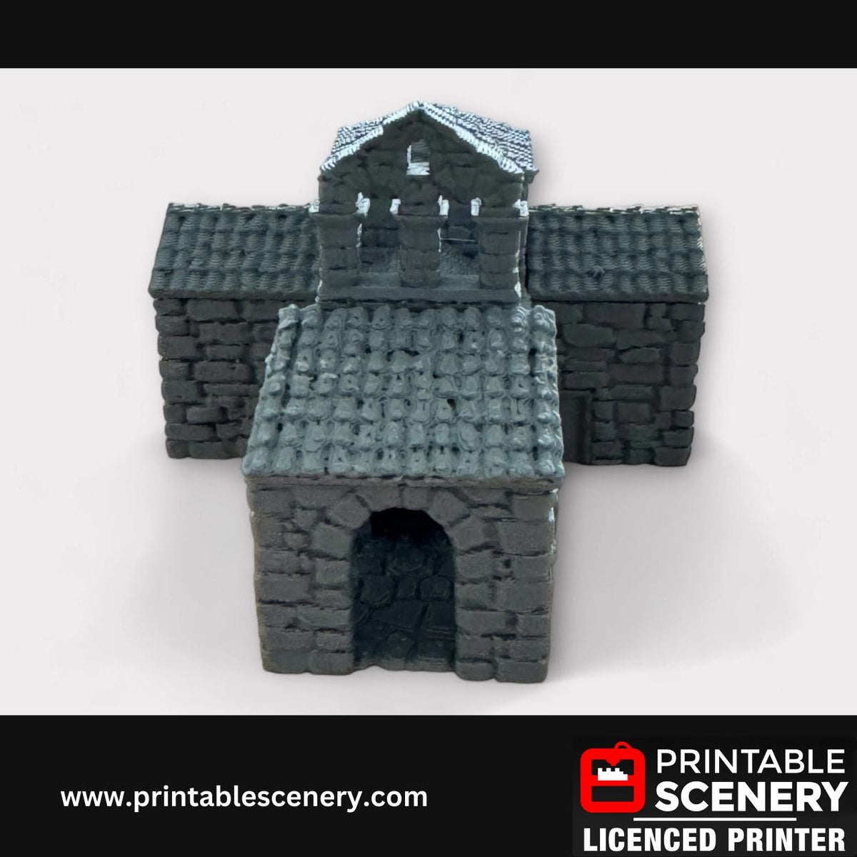French Mausoleum, Terrain for DND and Tabletop Games, TTRPG, 28mm, 32mm, Country and King, fort, Printable Scenery