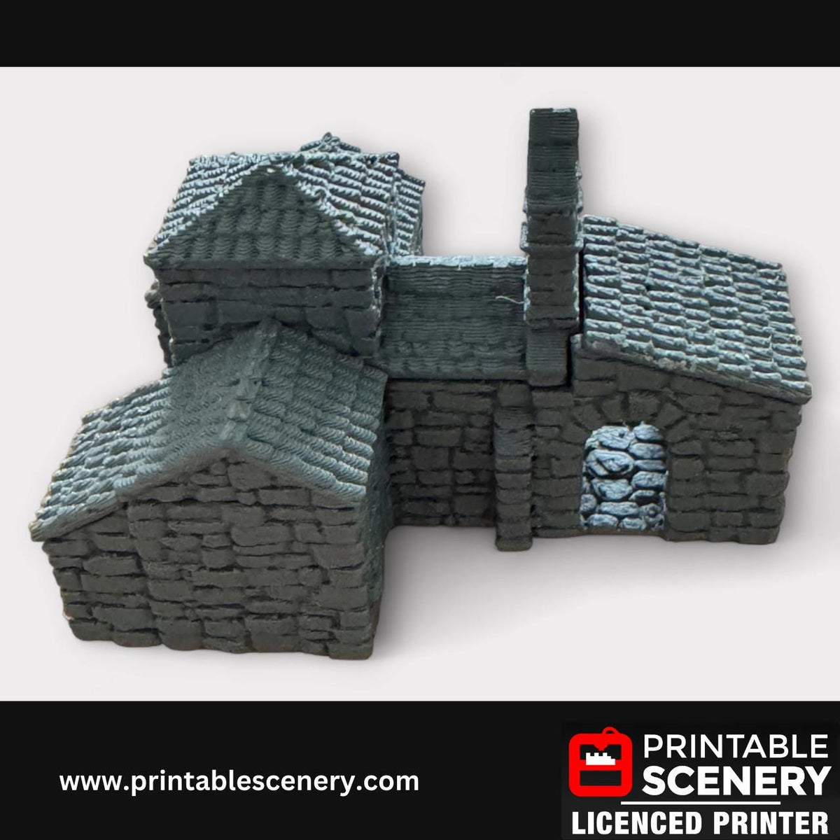 French Mausoleum, Terrain for DND and Tabletop Games, TTRPG, 28mm, 32mm, Country and King, fort, Printable Scenery