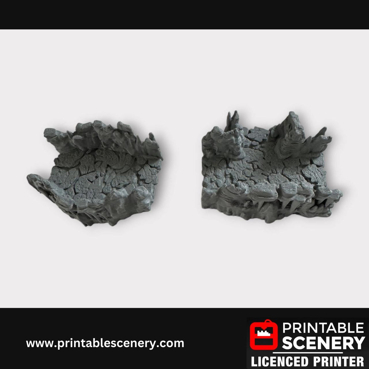 Magical Cave Fantasy Terrain - Modular Printable Scenery for Tabletop Adventures