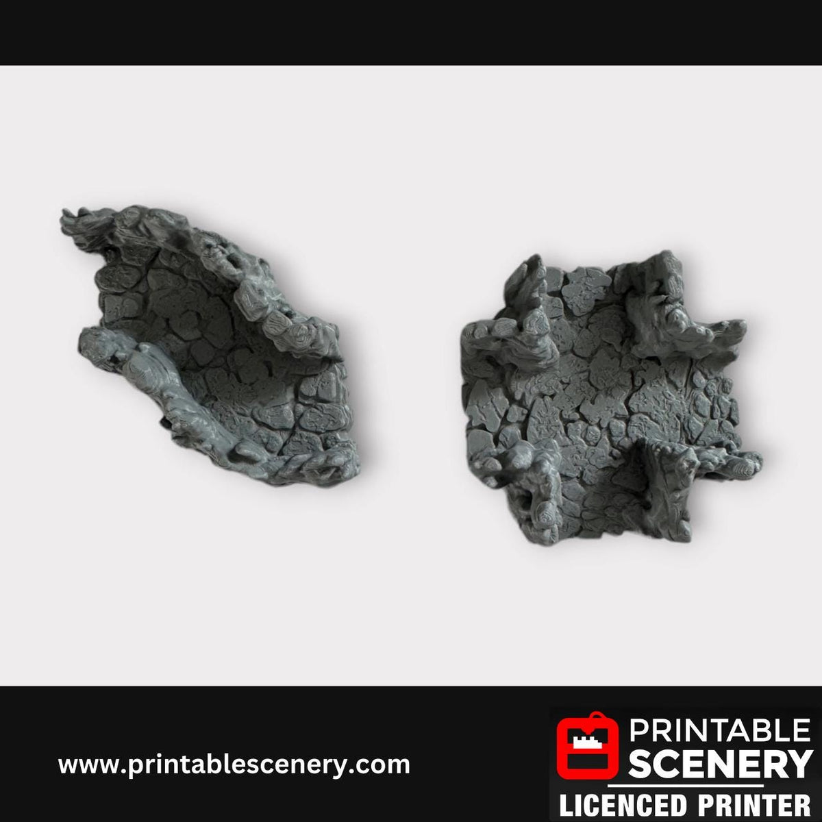 Magical Cave Fantasy Terrain - Modular Printable Scenery for Tabletop Adventures