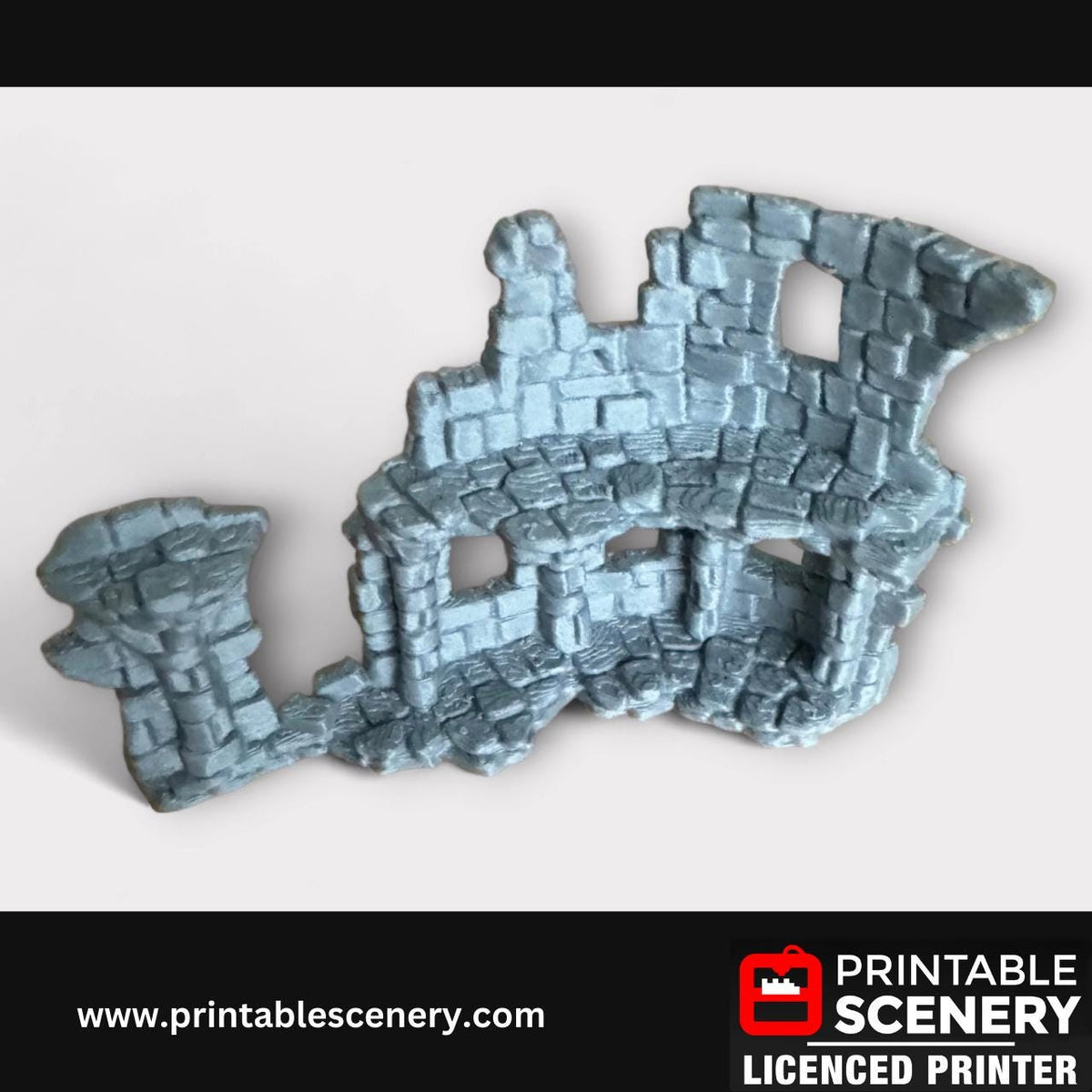 Medieval Fantasy Scatter Terrain - Hagglethorn Ancient Ruins for DND Adventures, 32mm & 28mm Scale Tabletop, 3D Printed