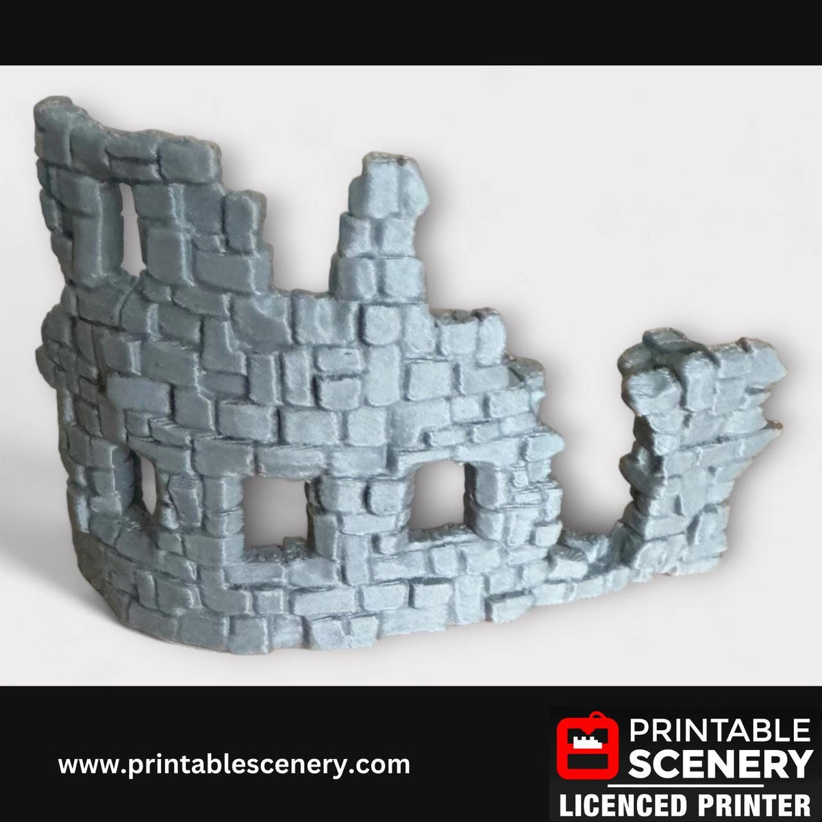 Medieval Fantasy Scatter Terrain - Hagglethorn Ancient Ruins for DND Adventures, 32mm & 28mm Scale Tabletop, 3D Printed