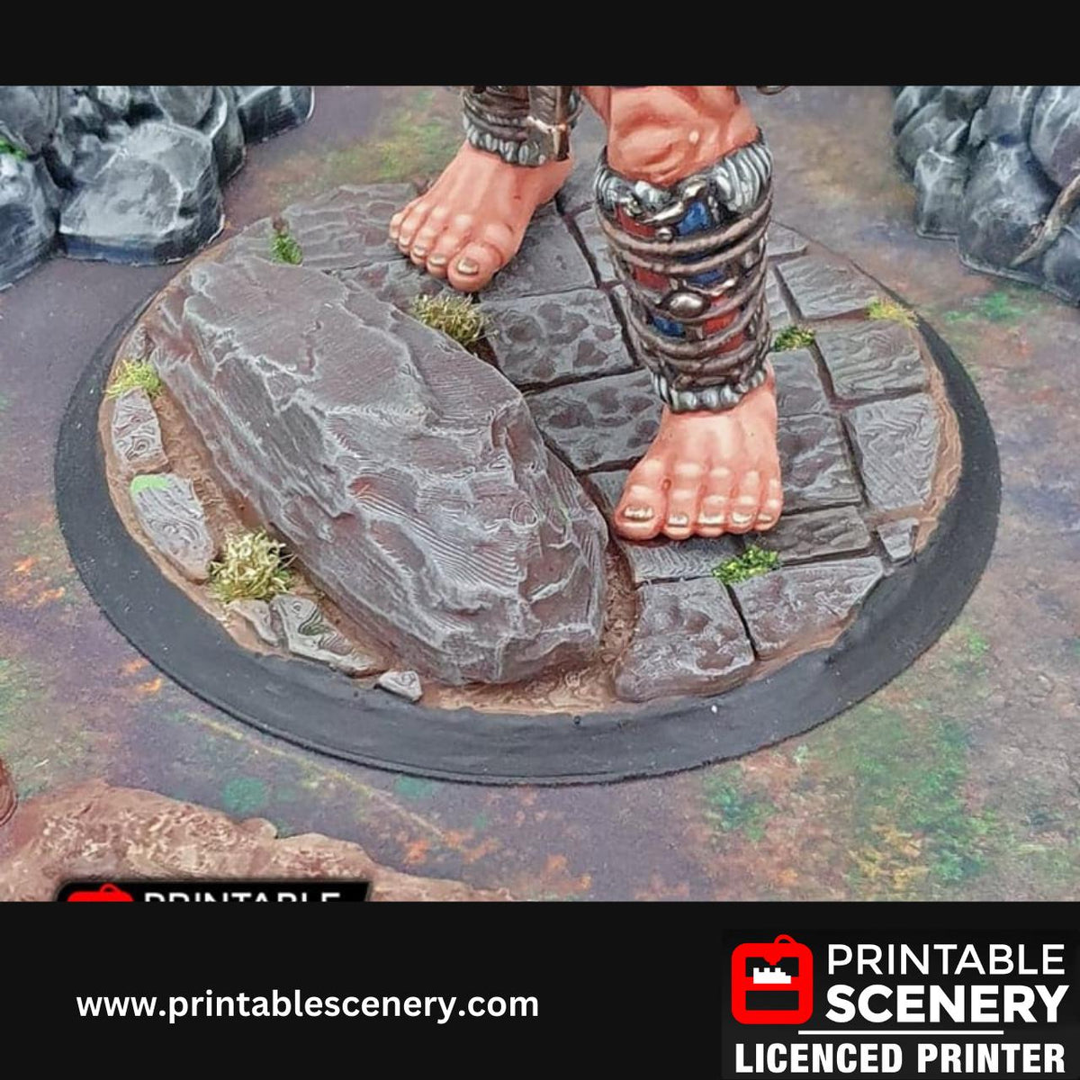 Tabletop Miniature Bases, Scatter, Modular Miniature Bases, Multiple Scales, Gaming Accessories, Model Display, DND, Dungeon, Dragon, Custom