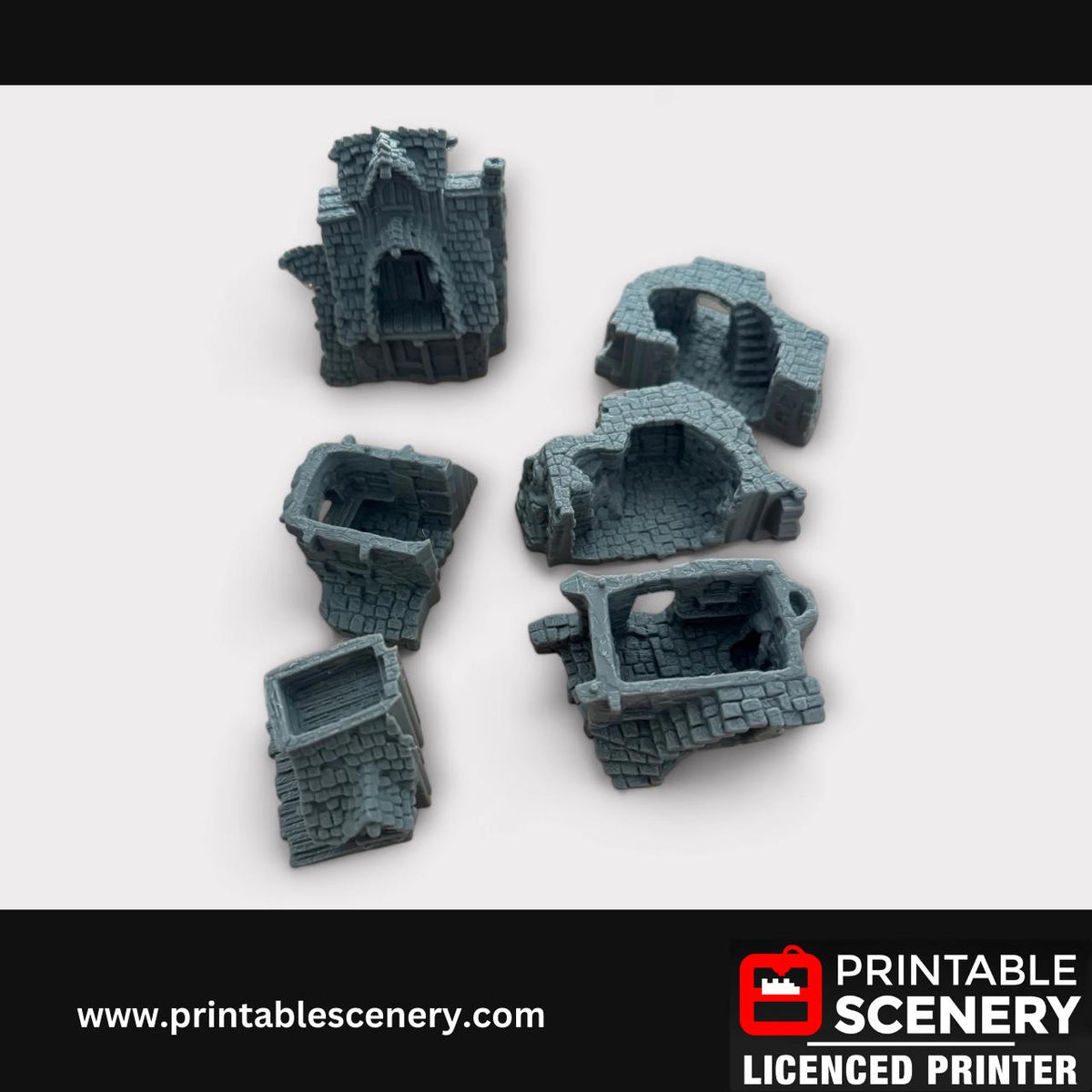 Hagglethorn Hollow - Hunter's Lodge, Fantasy Terrain, Roleplay, and Tabletop Games - Detailed Stone Structures for Immersive Adventures