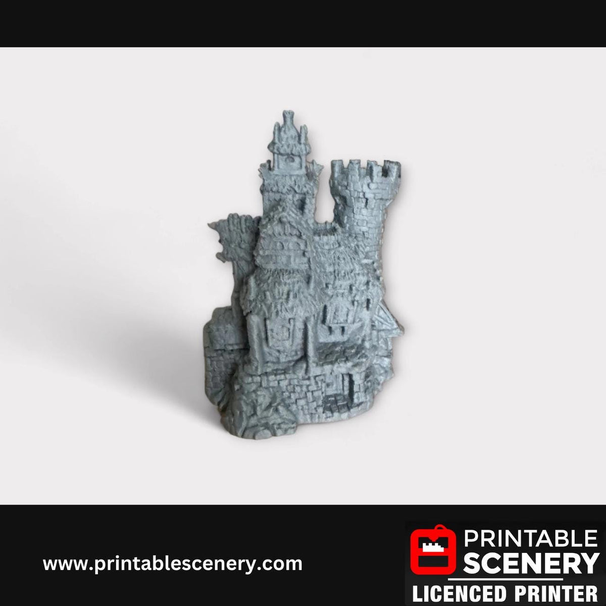 Medieval Fantasy Scatter Terrain - The Chieftains Hall for DND Adventures, 32mm & 28mm Scale Tabletop, 3D Printed