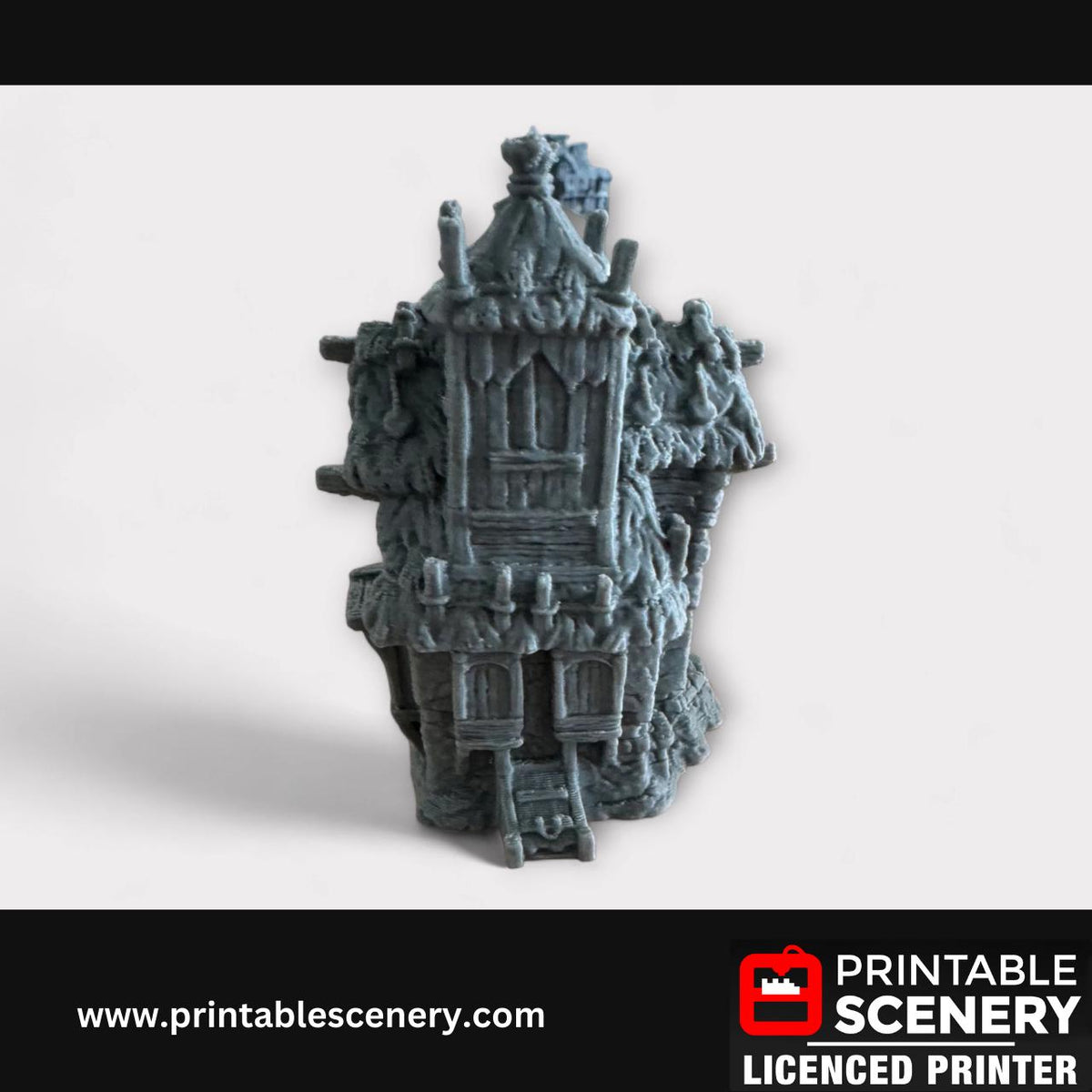 Medieval Fantasy Scatter Terrain - Hagglethorn Homestead for DND Adventures, 32mm & 28mm Scale Tabletop, 3D Printed