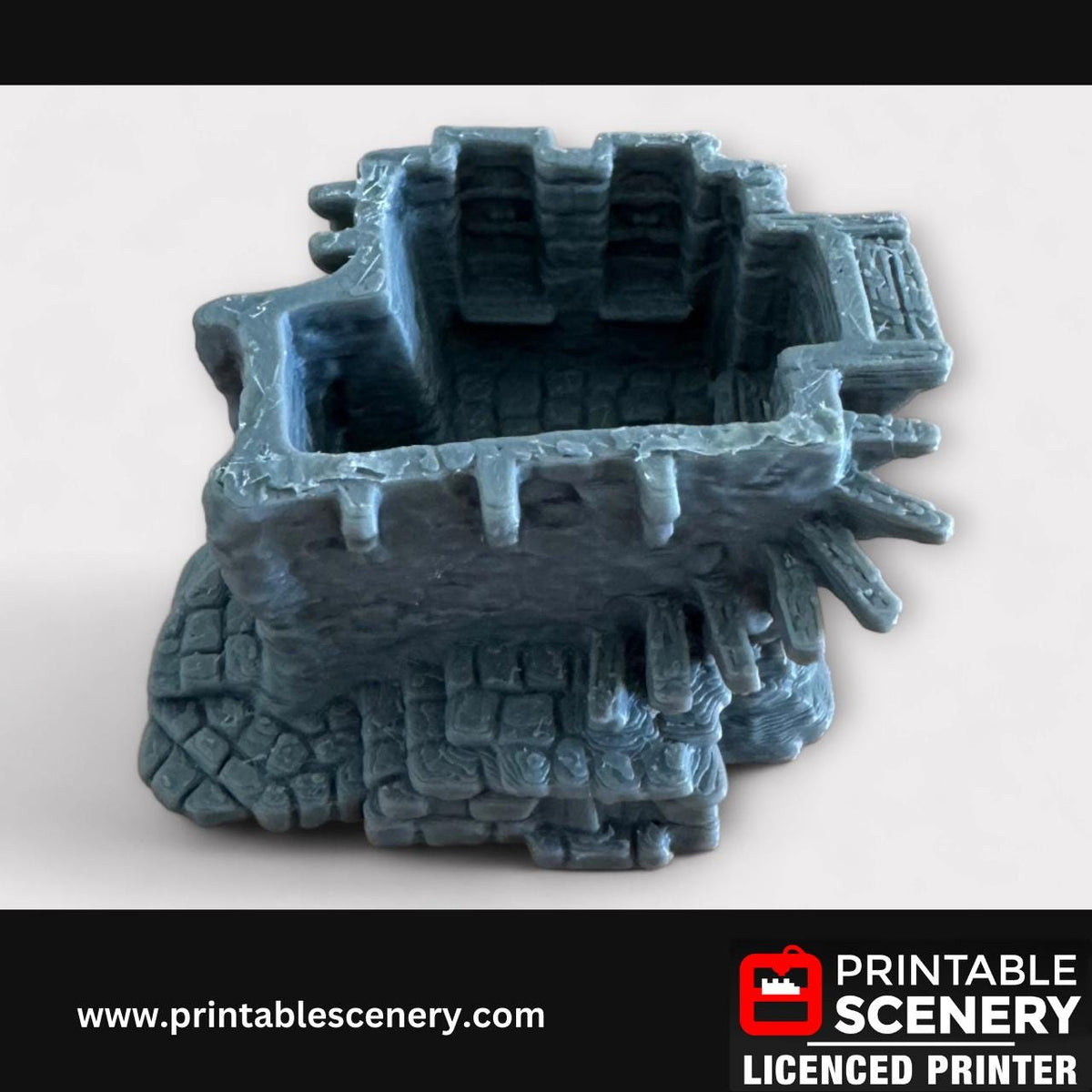 Medieval Fantasy Scatter Terrain - Hagglethorn Homestead for DND Adventures, 32mm & 28mm Scale Tabletop, 3D Printed
