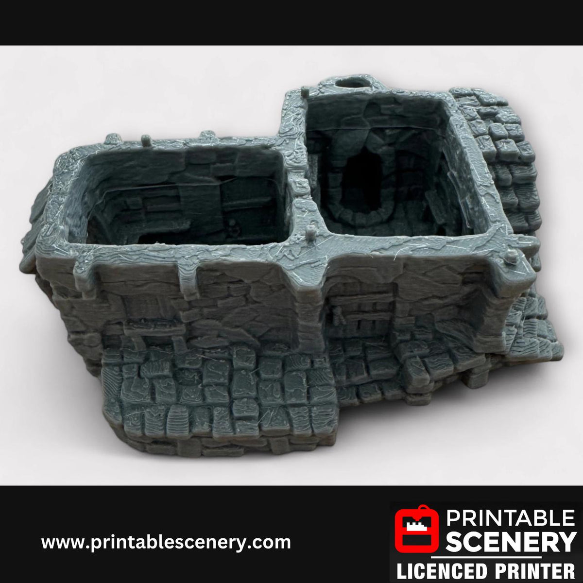 Hagglethorn Hollow - Fisherman's Hut Fantasy Terrain, Roleplay, and Tabletop Games - Detailed Stone Structures for Immersive Adventures