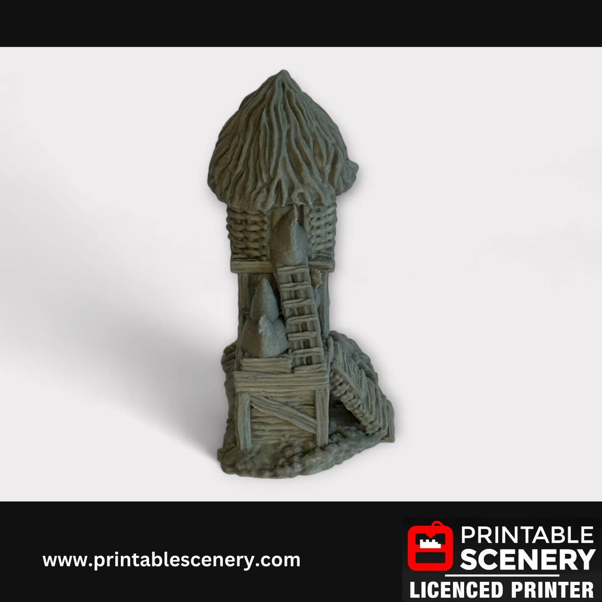 5 Piece Hen House Scatter Terrain Kit, DND Terrain Set, Farm Miniature, Tabletop RPG Accessory, TTRPG, 28mm, Hagglethorn, Printable Scenery