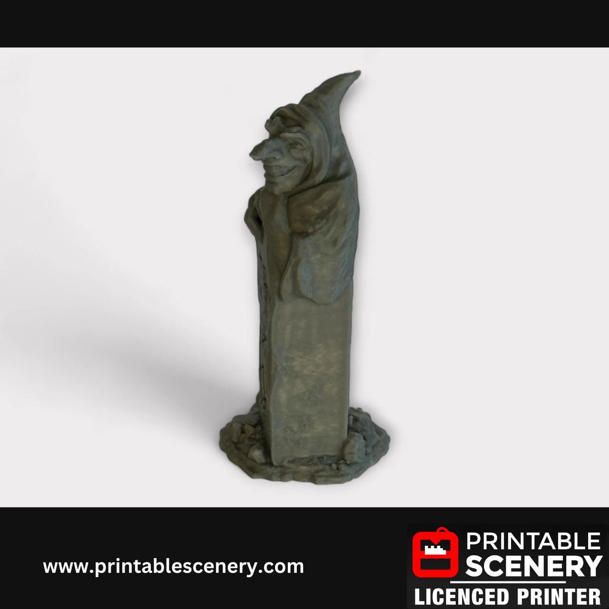 3 Piece Grave Statue Set Scatter Terrain Kit, DND Terrain Set, Farm Mini, Tabletop RPG, TTRPG, 28mm, Hagglethorn, Printable Scenery