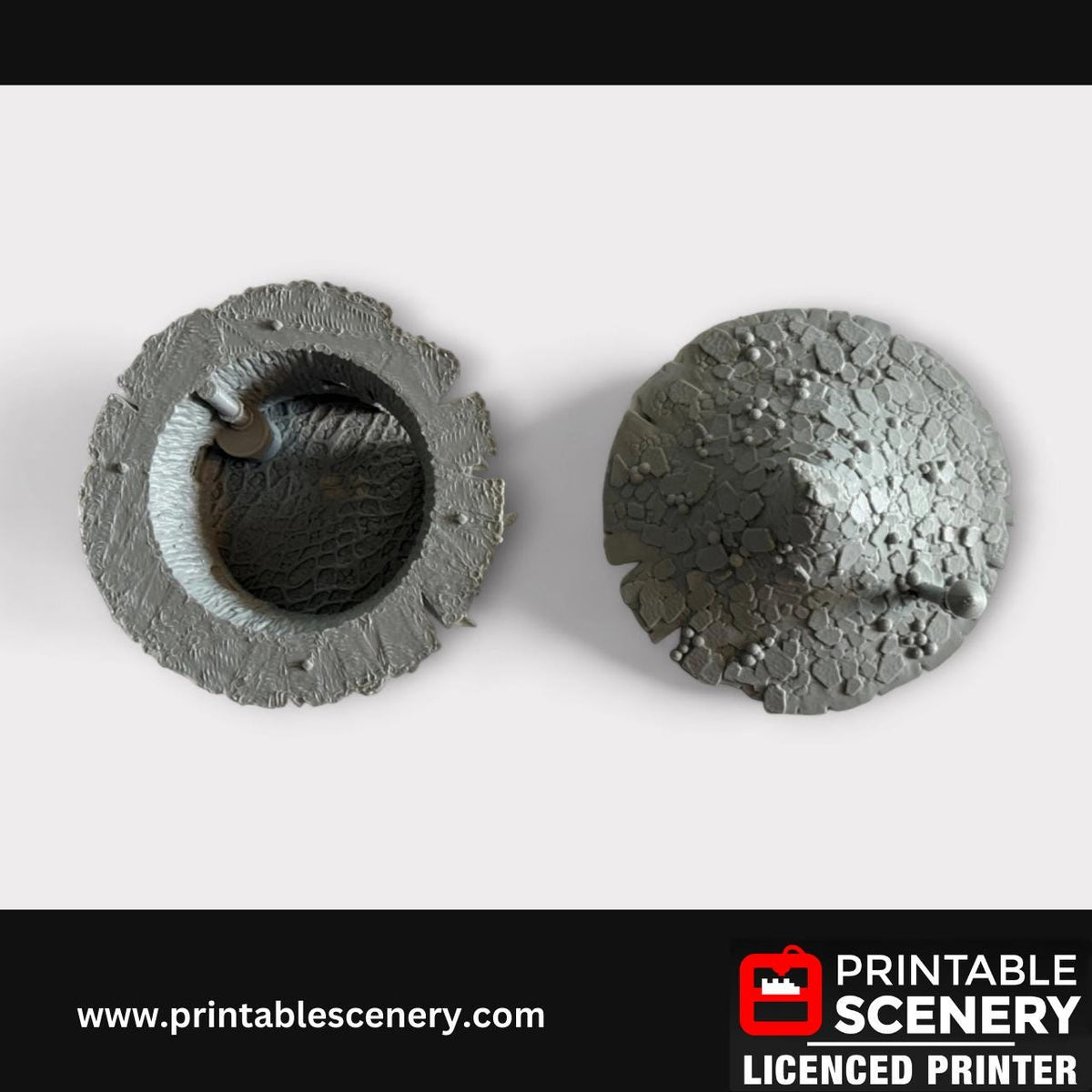 Goblin Mushroom Hovel Miniature, Tabletop Terrain Fantasy RPG Accessory, Unique Hut, Unpainted, 3D Print, Fairy