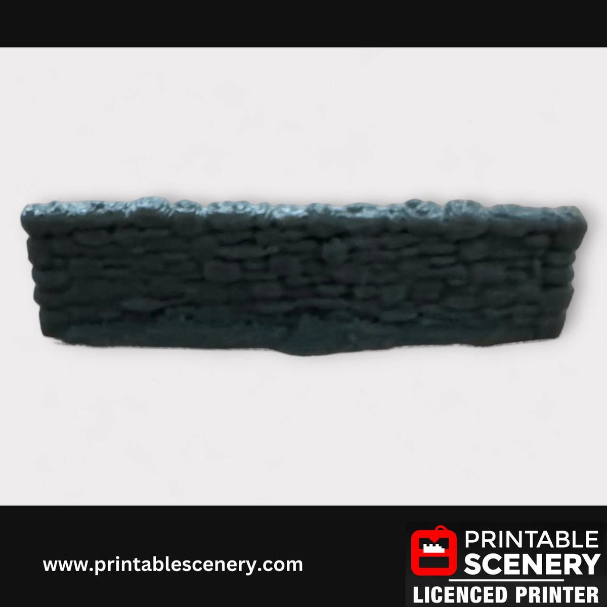 12 Piece Stone Wall Scatter Terrain Kit, DND Terrain Set, Miniature, Tabletop RPG Accessories, TTRPG, 28mm, Hagglethorn, Printable Scenery
