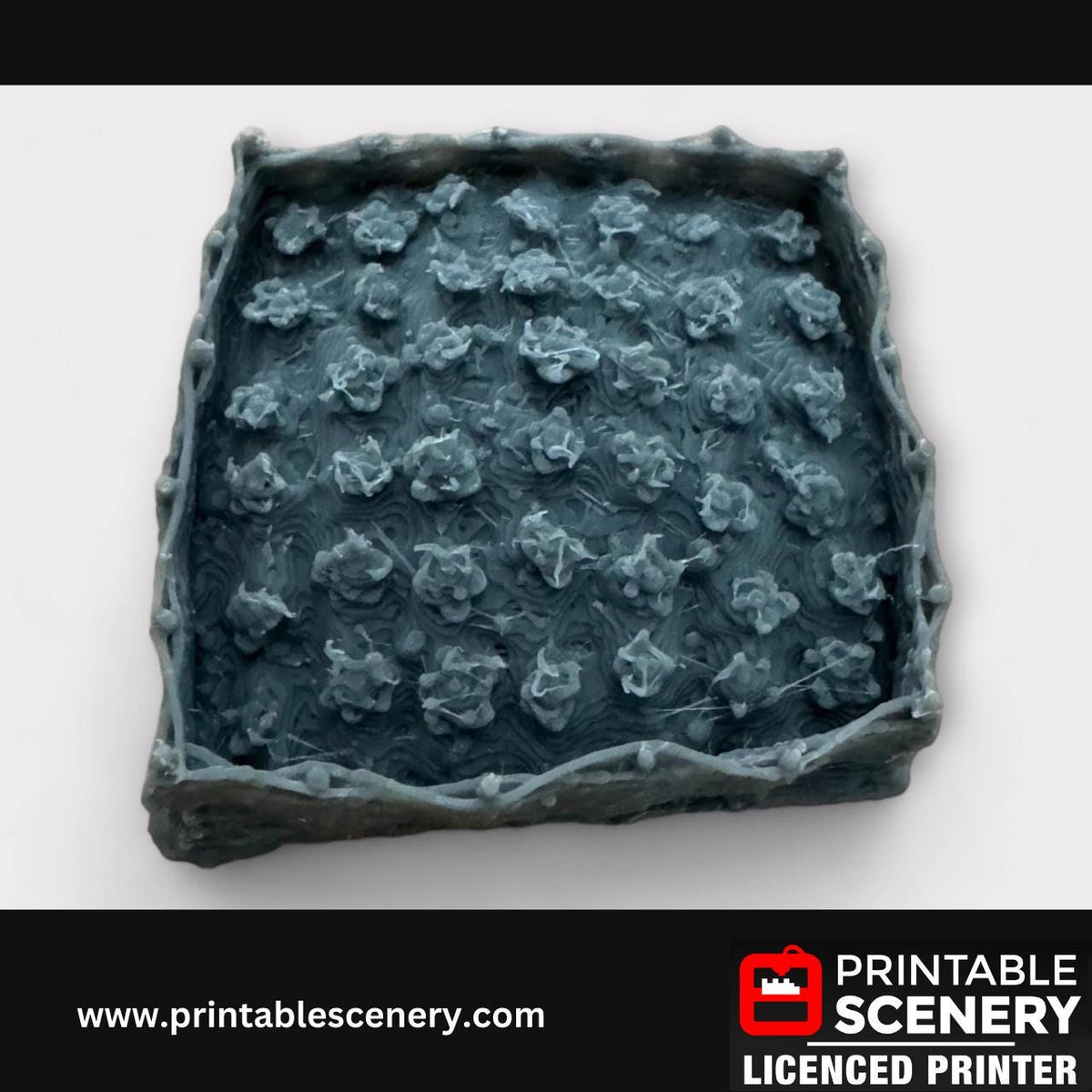 9 Piece Common Garden Scatter Terrain Kit, DND Terrain Set, Miniature, Tabletop RPG Accessory, TTRPG, 28mm, Hagglethorn, Printable Scenery