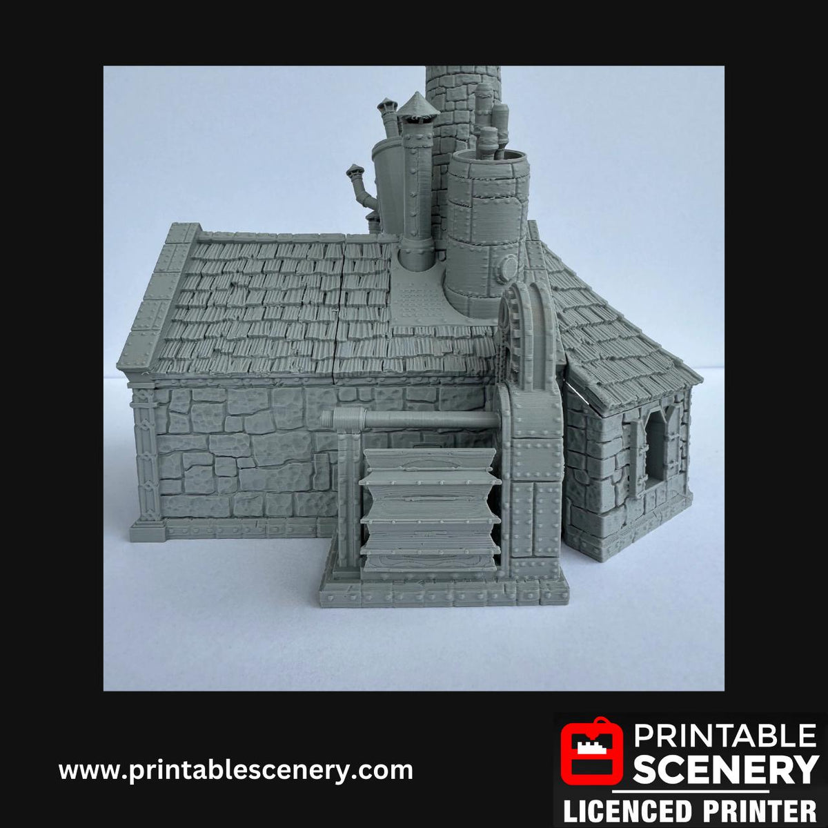 Dwarven Forge Scatter Terrain, DND Tabletop Blacksmith, Handcrafted RPG Miniatures, 28mm, Minis, Printable Scenery, Fantasy, Cave, 40k