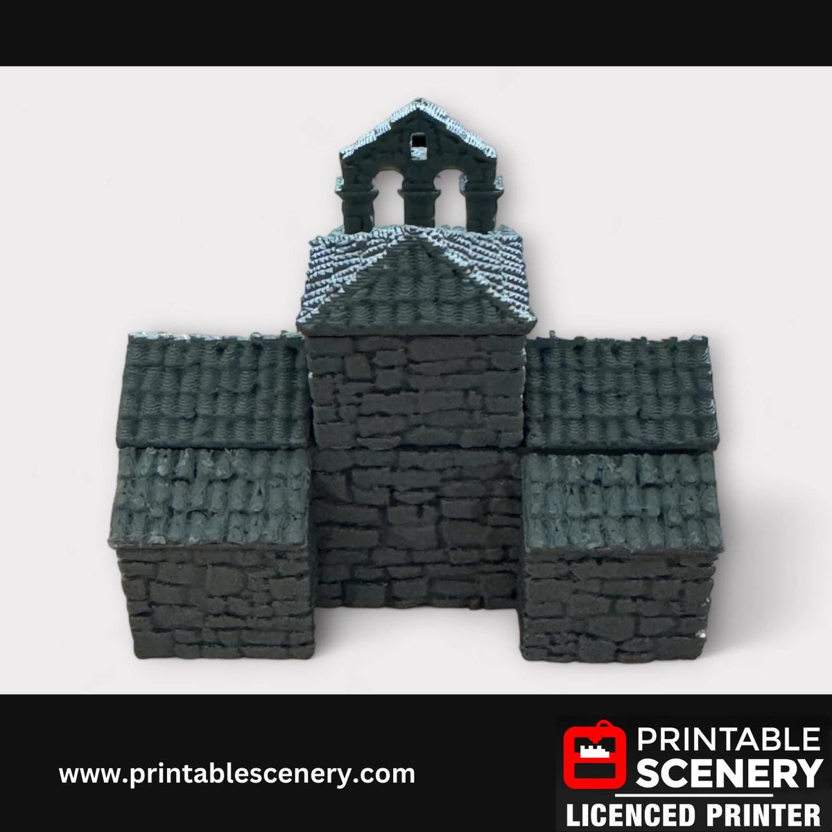 French Mausoleum, Terrain for DND and Tabletop Games, TTRPG, 28mm, 32mm, Country and King, fort, Printable Scenery
